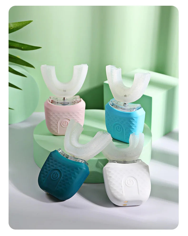 Automatic Toothbrush 360° Full Mouth Whitening Wireless Charging Waterproof Brush Ultrasonic Electric Toothbrush