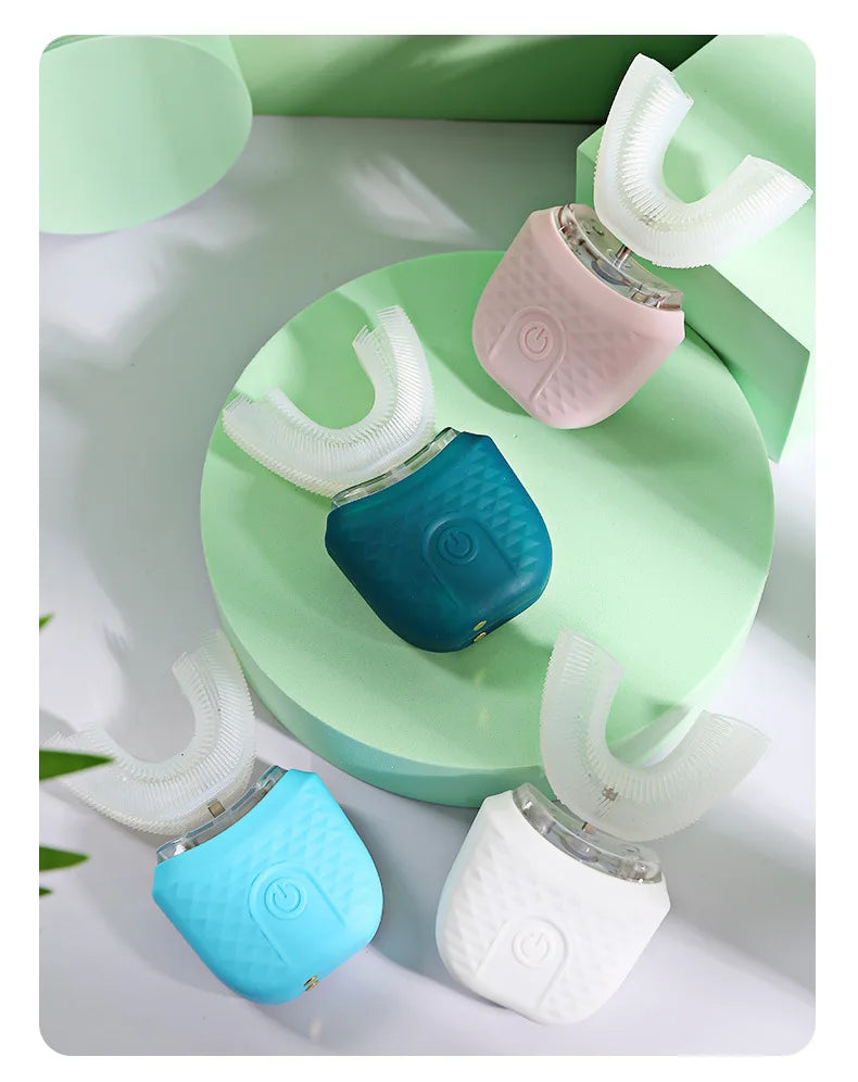 Automatic Toothbrush 360° Full Mouth Whitening Wireless Charging Waterproof Brush Ultrasonic Electric Toothbrush